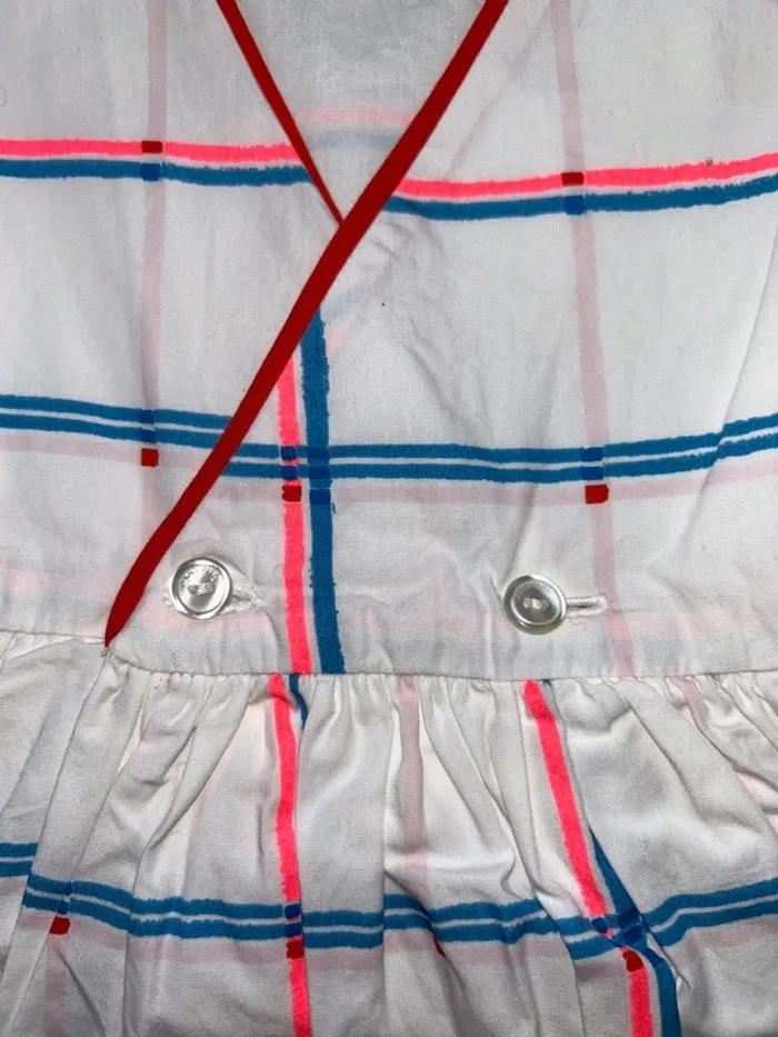 Robe sans manches carreaux bébé fille jacadi - photo numéro 6
