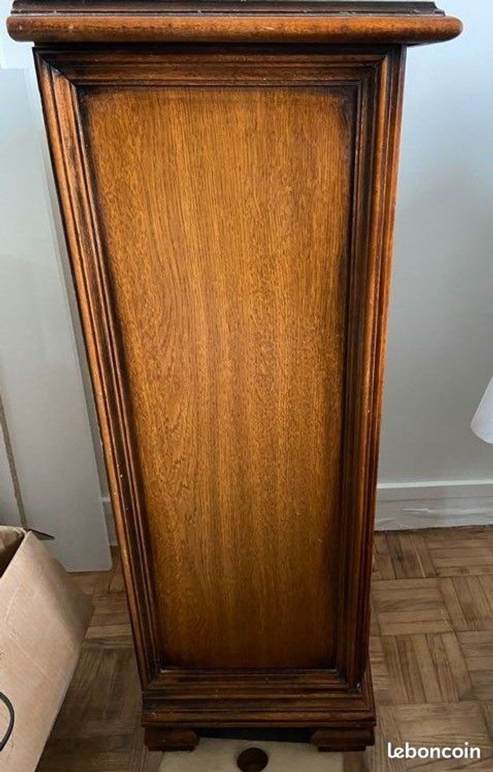 Meuble d’appoint réalisé en chêne massif de style Louis Philippe taille 37x79p29 - photo numéro 2