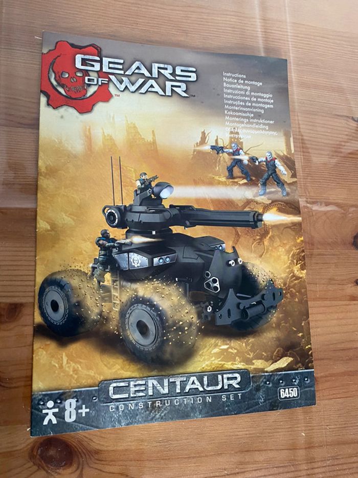 Notice instructions de montage meccano gears of war centaur 6450, epic games 2012