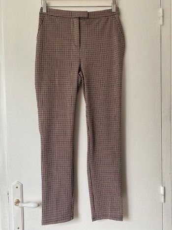 Pantalon motif pied de poule