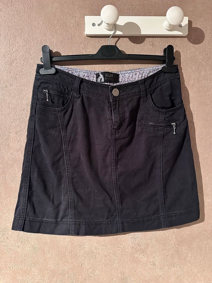 Jupe en jean noire