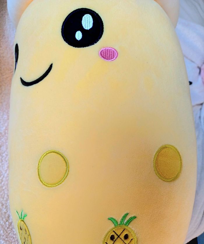 Peluche hyper moelleuse 38 cm bubble tea - photo numéro 3