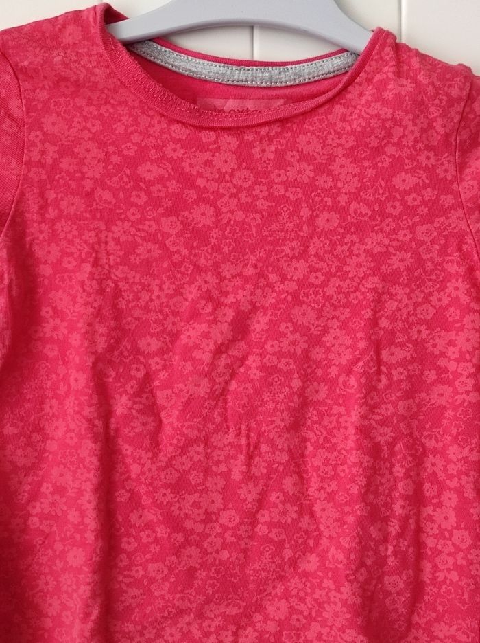 🌺 T-shirt fille 3 ans – Manches longues – Motif floral - photo numéro 3