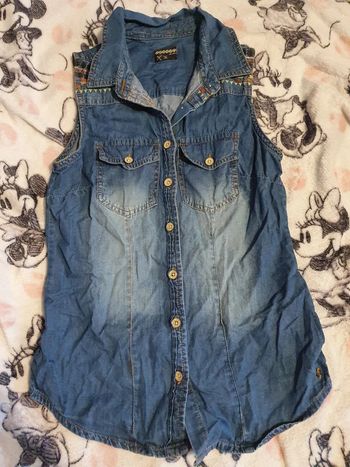 Chemise sans manches xs