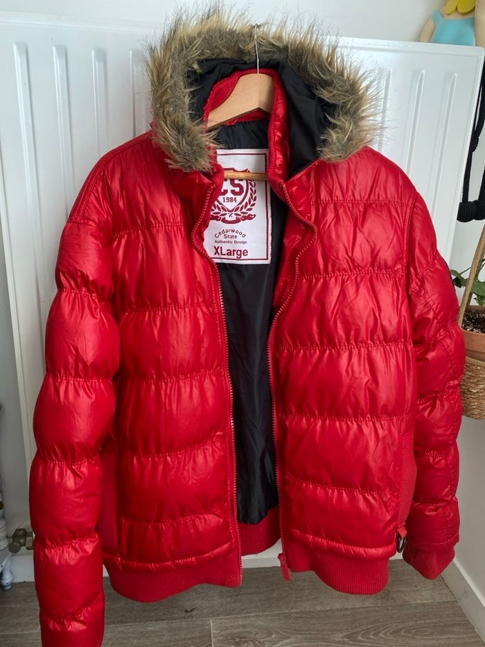 Doudoune Homme  rouge XL