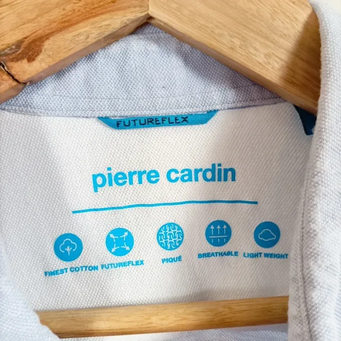 Chemise bleu clair Pierre Cardin manches courtes – tissu léger Futureflex taille L A1045 - photo numéro 9
