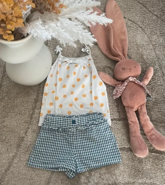 Short et T-Shirt 9 mois
