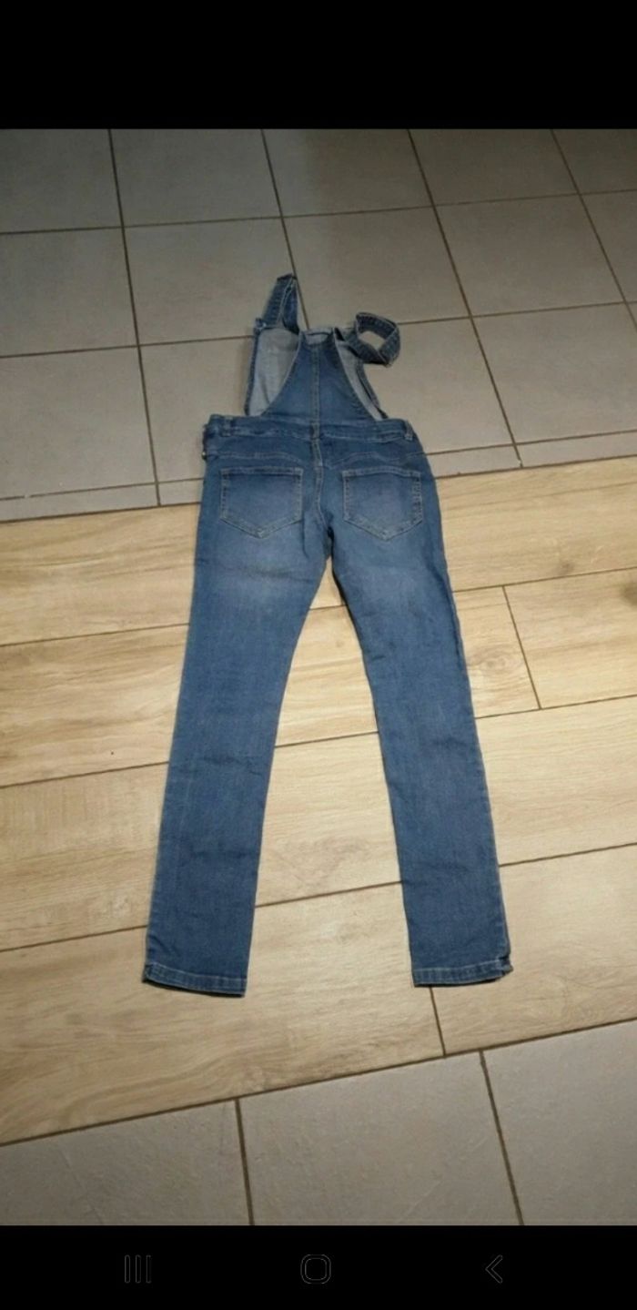 Salopette jeans fille Kiabi 12 ans - photo numéro 4