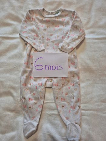 Pyjama "Mes petits cailloux" 1 pièce 6mois
