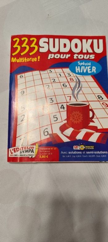 Belle grosse Revue sudoku 193 pages neuve