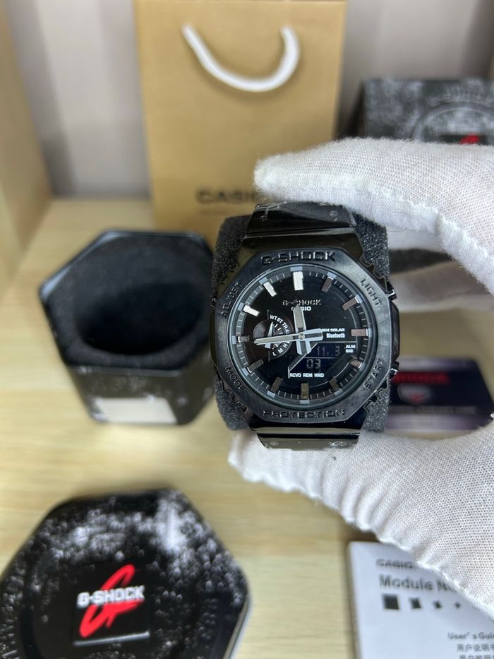 Montre Casio G‑SHOCK full metal noire, état neuf