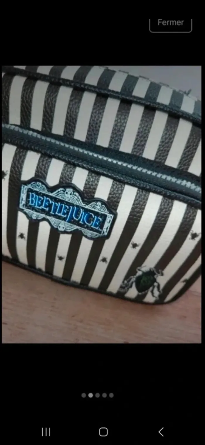 Sac à bandoulière beetlejuice - photo numéro 2