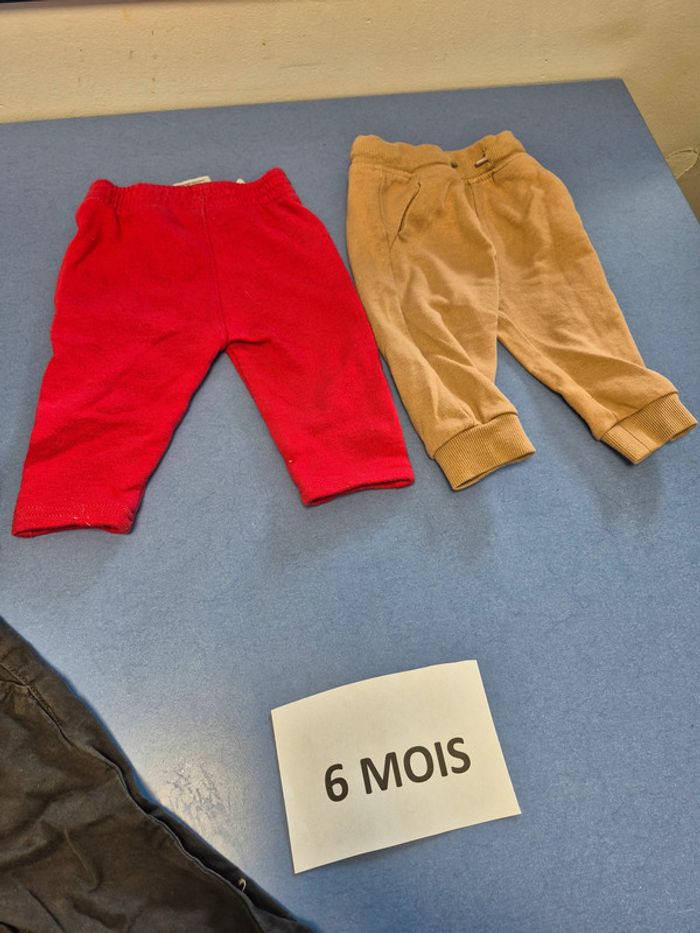 lot de pantalon garçon taille 6 mois - photo numéro 2