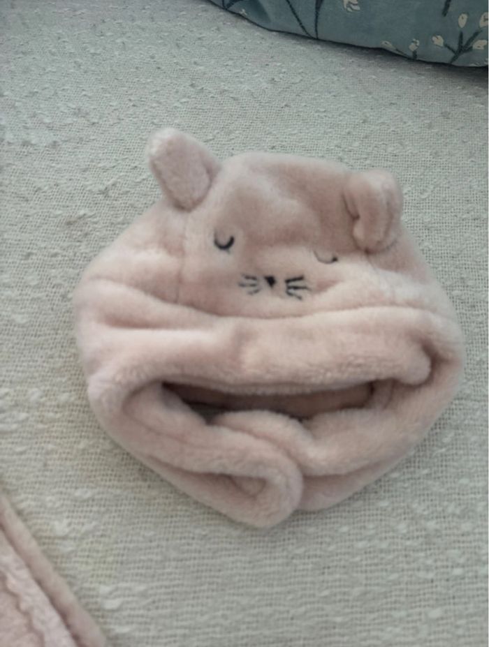 Lot bonnet écharpe gant bébé - photo numéro 3