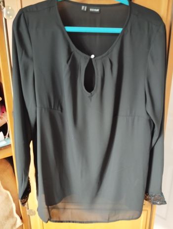 Blouse femme noire 
