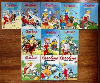 Lot de 11 livres Caroline Pierre Probst Hachette Jeunesse albums bd anciennes