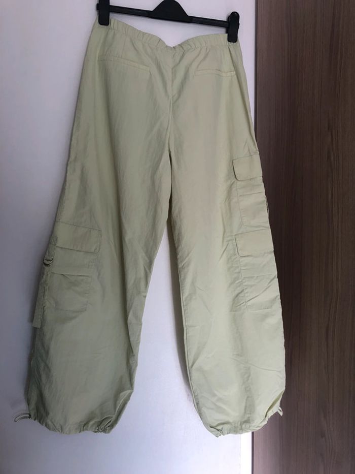 Superbe beau pantalon parachute vert 🍏 Zara neuf avec étiquette taille M - photo numéro 10