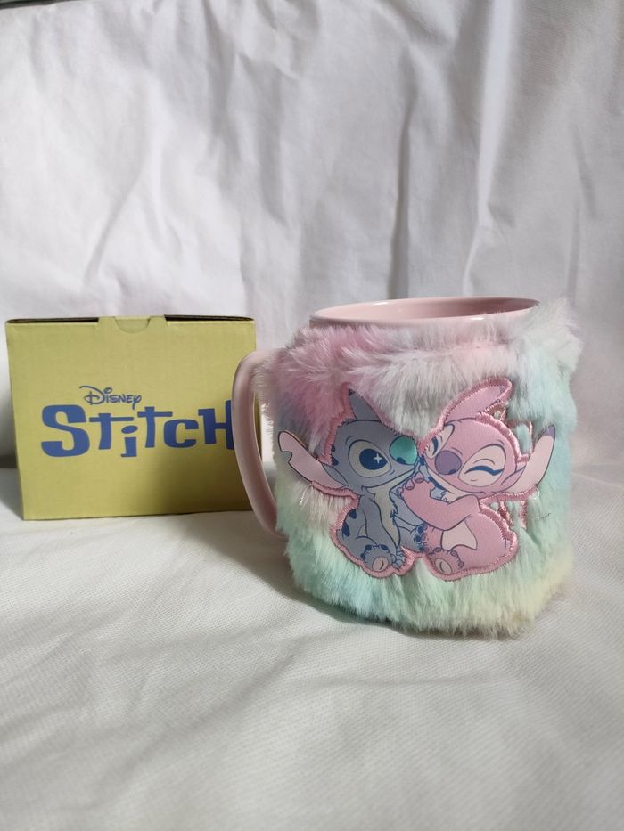 Stitch & Angel Fuzzy Mug 440ml - photo numéro 2