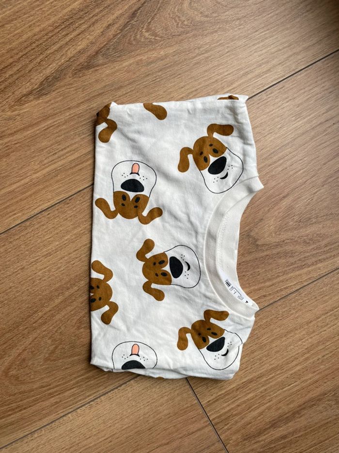 T-shirt manches courtes motif chien - photo numéro 2