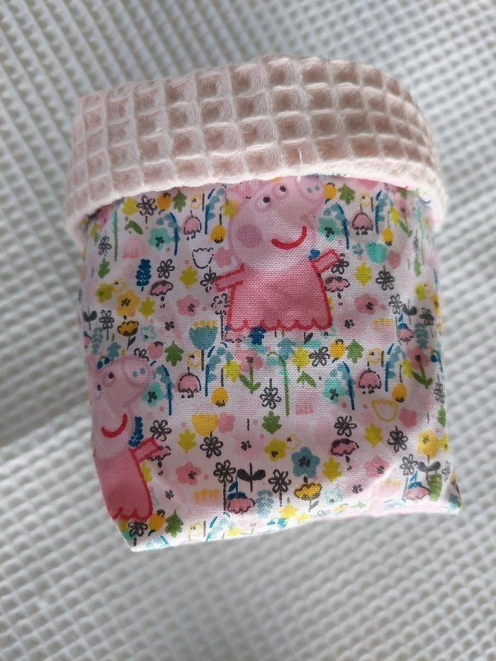 Lot de 8 lingettes et leur panier peppa pig - photo numéro 2