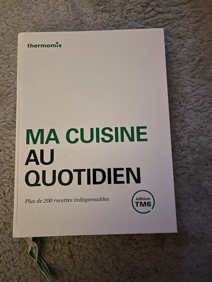 Livre de recettes ma cuisine au quotidien thermomix