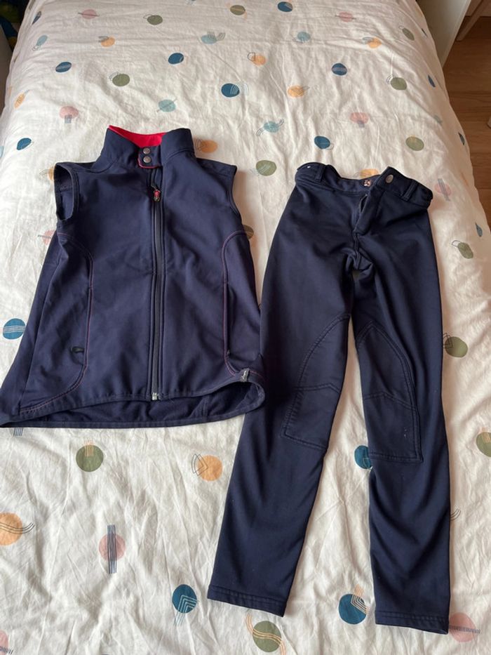 Lot veste et pantalon équitation