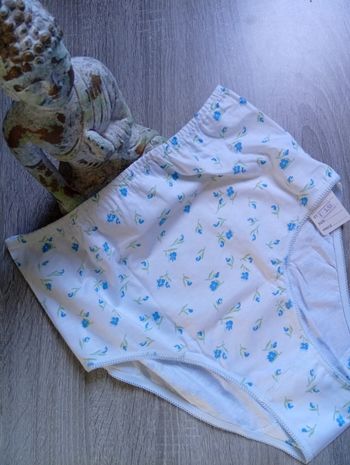 Joli lot de 2 culottes fleuries 💯 coton dû 50/52