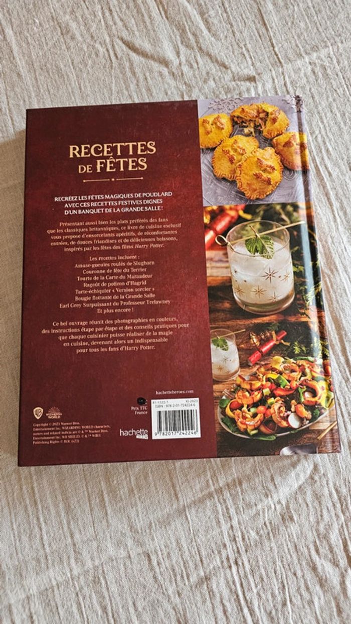 Livre Harry Potter recettes de fêtes - photo numéro 2