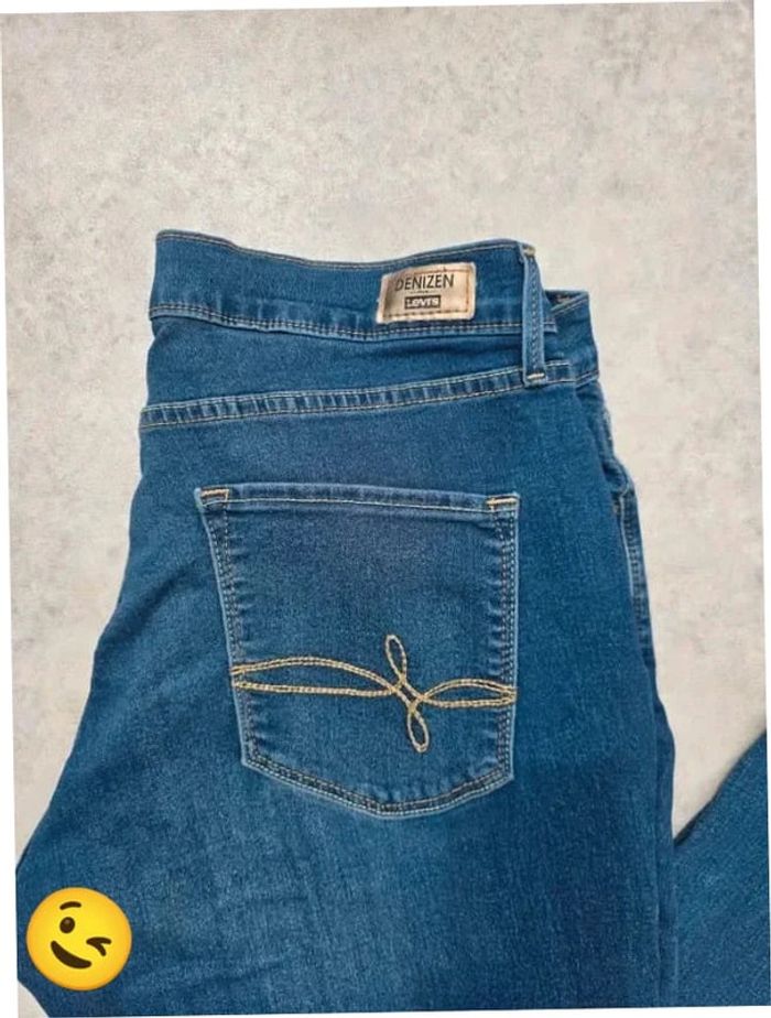 Jeans Levi's Denizen W32|FR42 L32 coupe skinny bleu marine Femme-Women pan95b - photo numéro 2