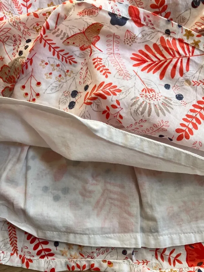 Ensemble blouse à bretelle + short + gilet blanc 3 ans fille Vertbaudet - photo numéro 10