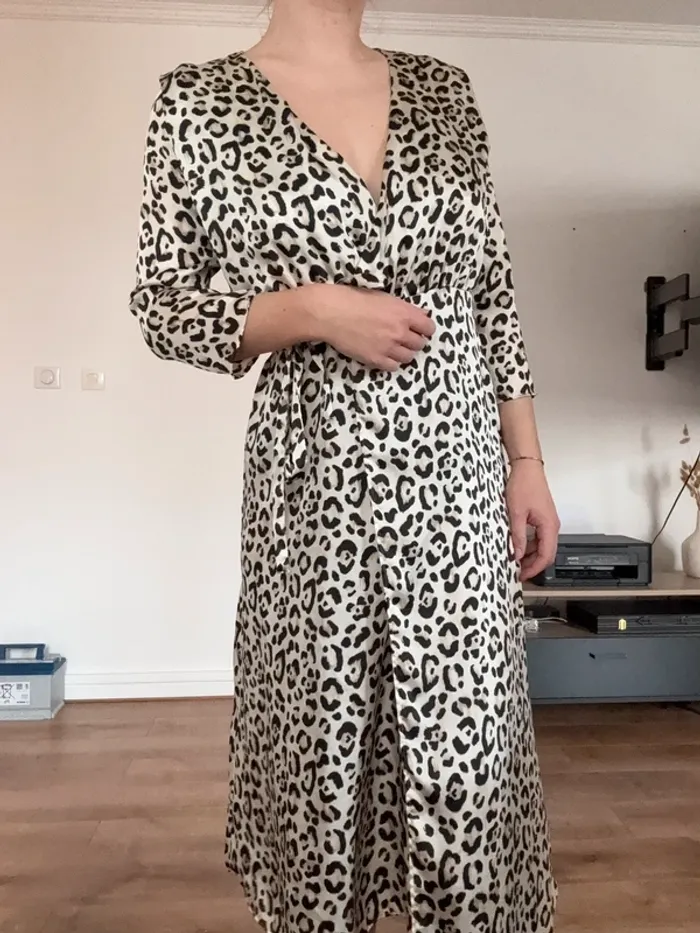Robe longue Léopard