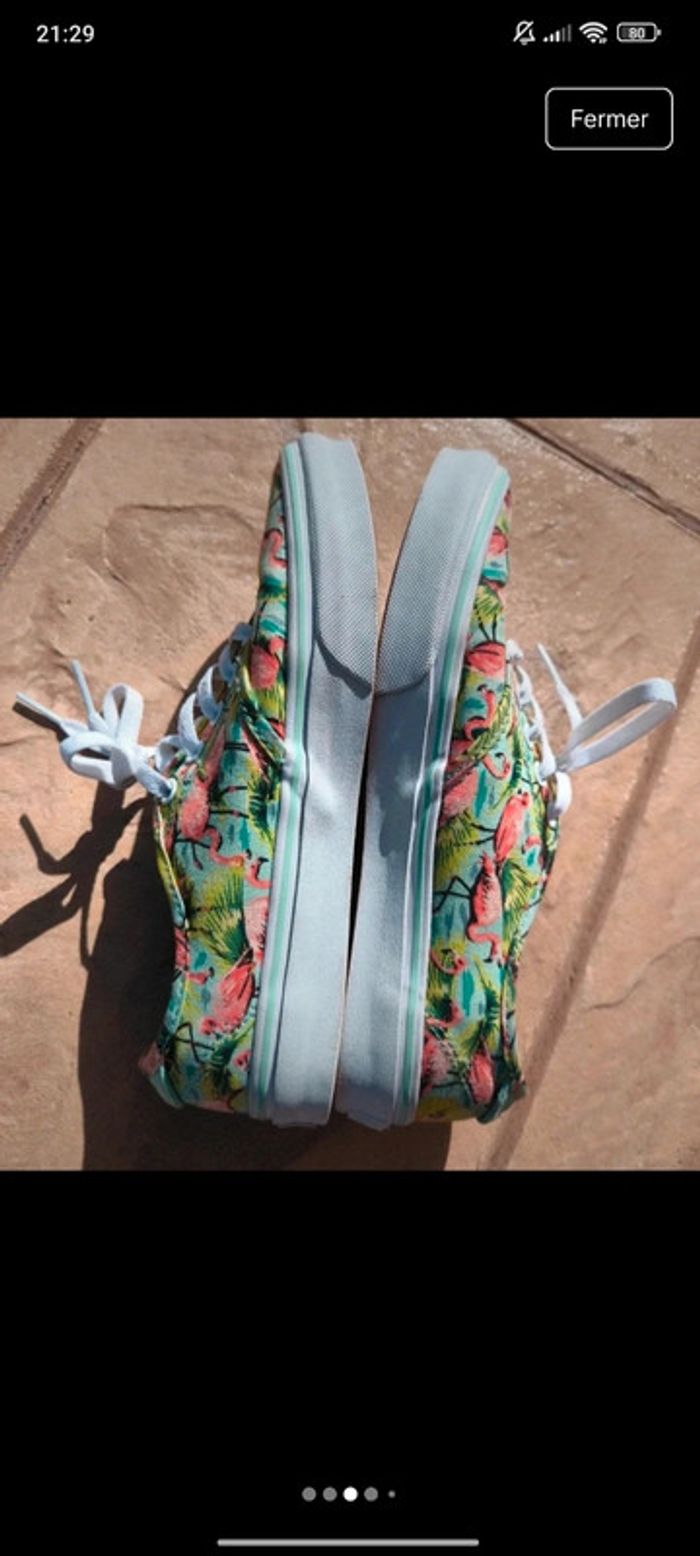 Vans flamants roses - photo numéro 3