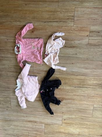 Lot 4 pulls / gilets 6 mois