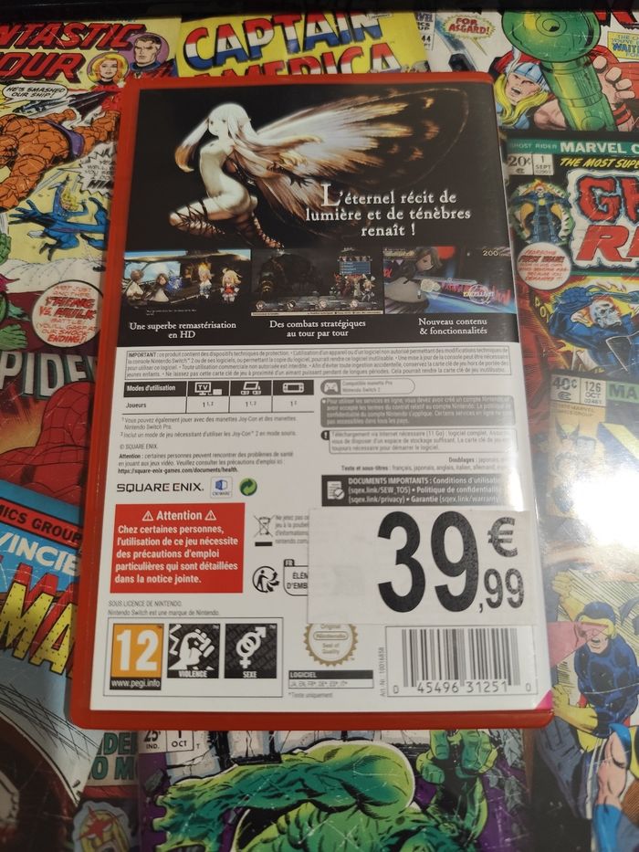 Bravely Default Flying Fairy HD Remaster Nintendo switch 2 - photo numéro 2