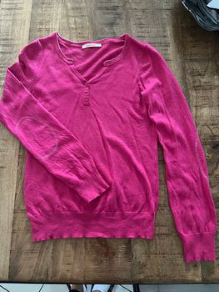 Pull Camaïeu fuchsia