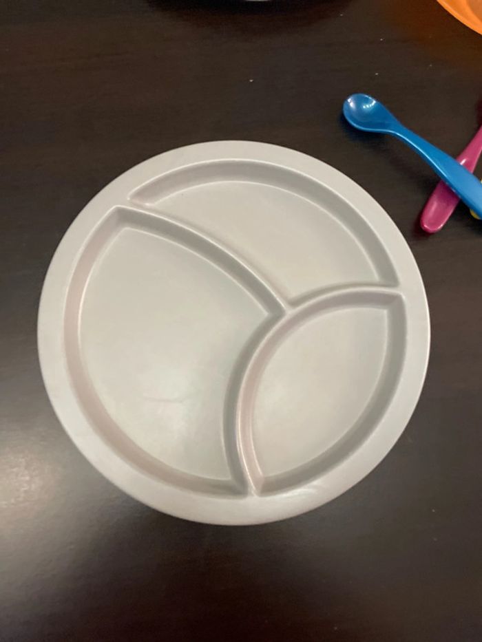 Lot assiette et cuillère - photo numéro 2