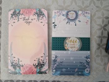 Lot de 2 blocs notes