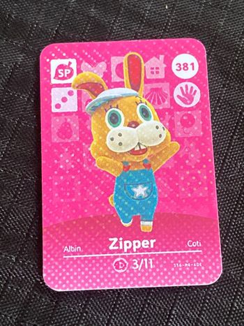 mini carte  amiibo zipper
