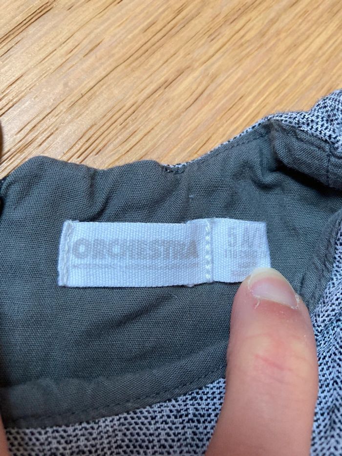 Superbe robe Orchestra grise 5 ans - photo numéro 6