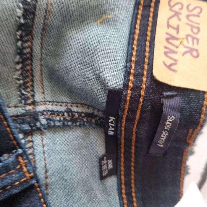 Jean super skinny xxl kiabi neuf étiquette bleu foncé - photo numéro 3