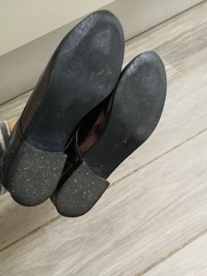 Chaussures femme bordeaux vernis André - photo numéro 9