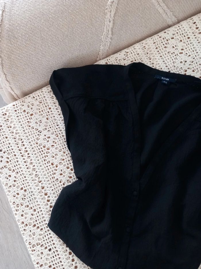 Chemisier noir Kiabi - photo numéro 4