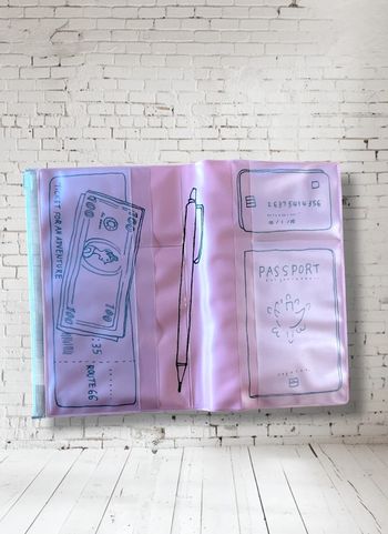 Pochette  plastifié de transport papier