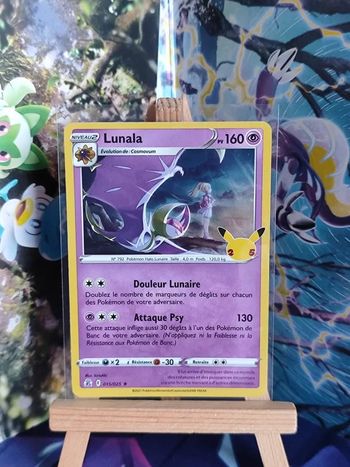 Lunala holo rare 15/25 célébrations