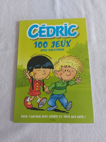Livre cédric avec jeux