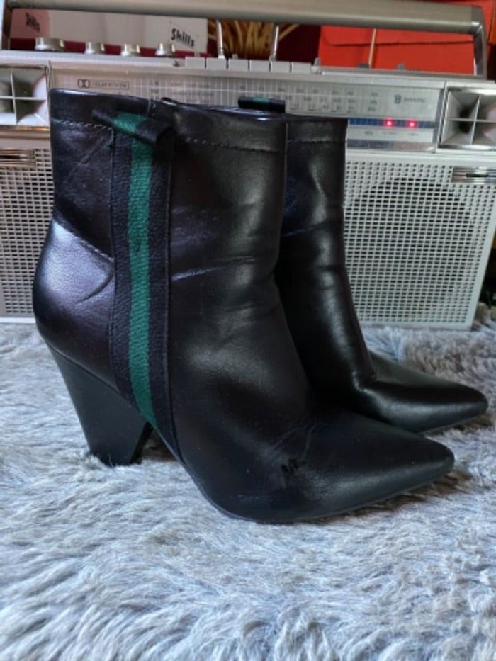 Bottines noires P38 Liberto