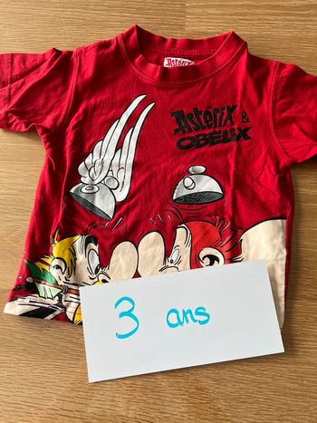 T shirt Astérix 3 ans