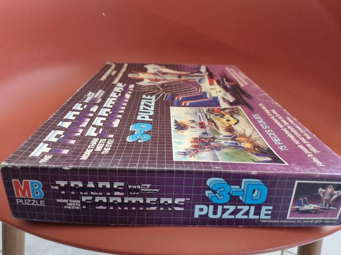 boite vide Transformers Decepticons 3d-puzzle 1985 - photo numéro 9