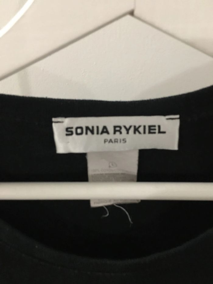 T-Shirt noire Sonia Rykiel taille L - photo numéro 3