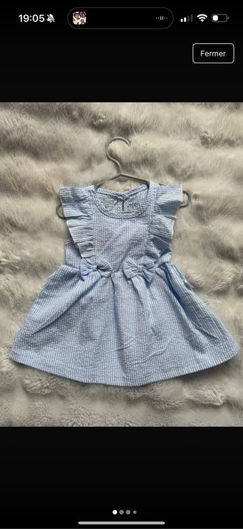 Robe à rayures